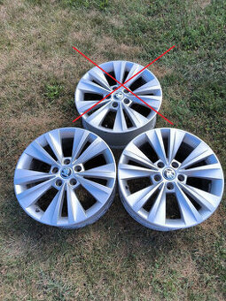2 org. ALU kola ŠKODA 17´, 5x112 OCTAVIA, SUPERB