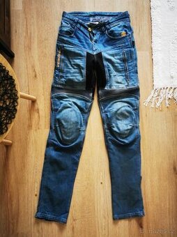 Dámské Trilobite vel. 28 LONG moto kalhoty jeans džíny