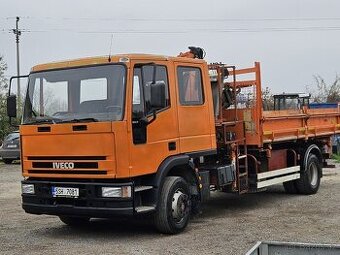 IVECO ML 130 E 18 TŘÍSTRANNÝ SKLÁPĚČ S HYDRAULICKOU RUKOU
