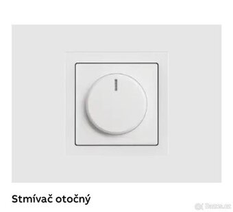 FUTURE LINEAR kryt stmívače Studio Bílá bez rámečku