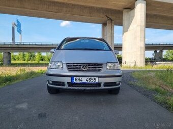W Sharan 1.9 TDI 96kW (bez DPF), 7míst, servisní historie
