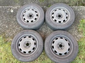 4x zimní kola plech 5x110, 195/65 R15