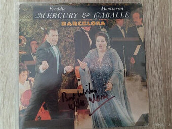 Originál podpis Mike Moran Barcelona SP Freddie Mercury