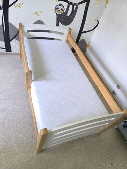 Dětská postýlka 80x160 + Dětská pěnová matrace CARINI MAX