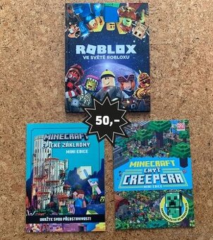 knihy o hrách Roblox, Minecraft
