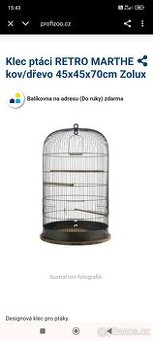 Klec pro papouška - 1