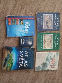 Atlasy mapy učebnice zeměpisu