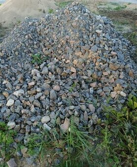 Drcené kamenivo 0/63 a betonový recyklát