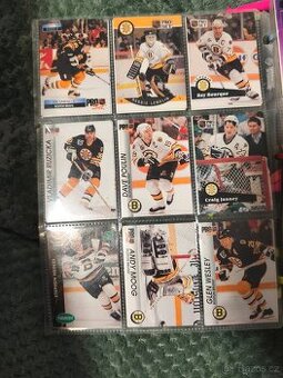 Album hokejových karet NHL 1990–1993 (cca 700 ks, Pro Set, S
