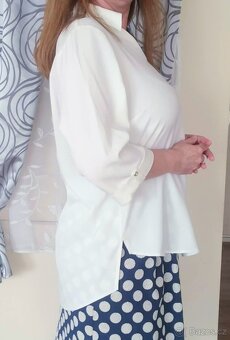 Bílá halenka jako nová, Marguerite by mako, 48