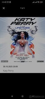 Katy Perry - vstupenky Praha 30.10.2025
