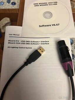 DMX WIZARD 512 v.6.67 - ovládací software na světla