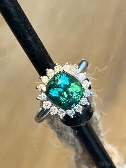 Zlatý prsten korbička 585 - 1