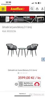 Nábytek na balkon nebo do zahrady