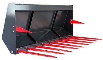 Vidle na hnůj na nakladač jakýkoliv úchyt