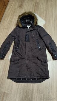 zimní pánský dlouhý kabát TIMEOUT