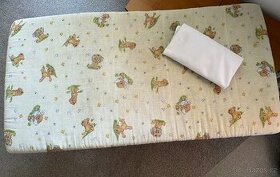 Matrace do dětské postýlky + chránič matrace