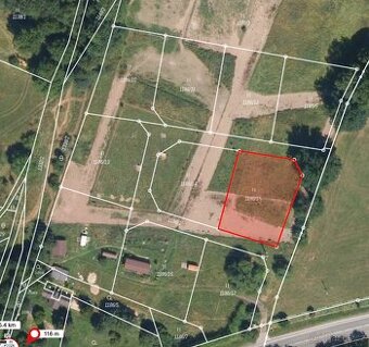 Stavební pozemek na PRODEJ- Krkonoše: 1 040 m², Valteřice v