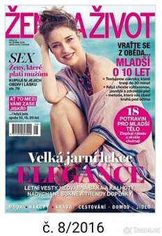 Zháňam časopisy Žena a Život, Marianne, Marie Claire Zdraví