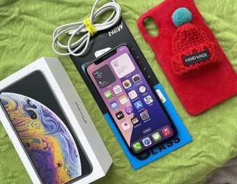 🍏VÝSTAVNÍ -- Apple Iphone XS Gray 64GB 🍎 100% baterie 🔋