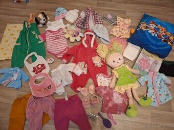 Panenka, oblečení na 30-40 cm, 35 kusů, polštář Tlapková