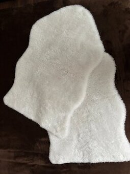 2x koberec smetanová barva