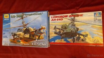 Bojové vrtulníky KA-50SH Kamov  /  AH-64D APACHE