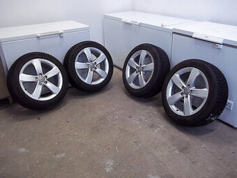 18" kola alu disky AUDI + zimní pneumatiky CONTINENTAL