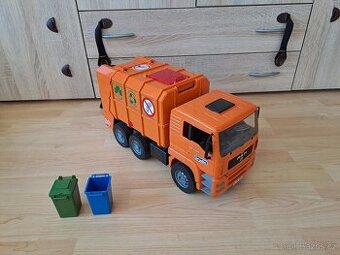 Bruder 2760 Nákladní auto MAN popeláři - oranžové