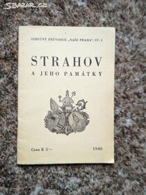 STRAHOV a jeho památky 1940, Praha