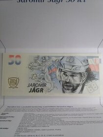 Pamětní bankovka Jaromír Jágr