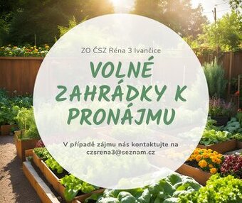 Volné zahrádky v Ivančicích