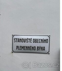 Cedule smaltovaná