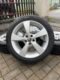 ORIGINÁL Alu Škoda DIONE 5x100, R16 - vč. pneu