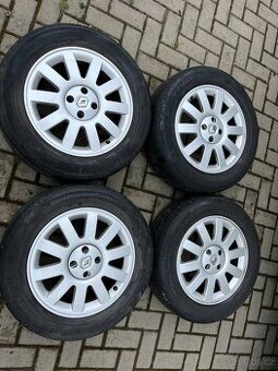 4x alu disky 4x100 R16, letní pneu