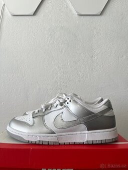Nike Dunk Low Mettalic Silver -44,5