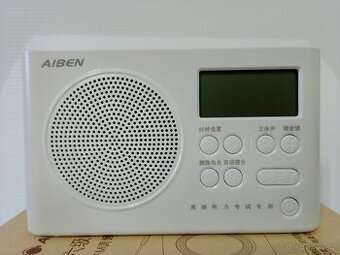 AIBEN Mini přenosné rádio digitální FM reproduktor