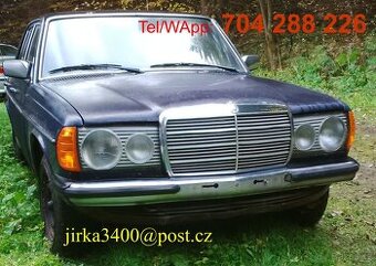 Prodám Mercedes w123, 2.0 benzín, 1978, 138.000km