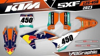 Polepy na enduro,motard motorky KTM