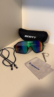 Sportovní sluneční brýle Scott - černo-zelené