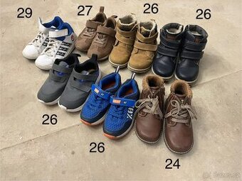 Dětské boty set - zimní / letní