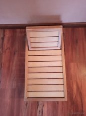 Dřevěné lehátko  pro panenku