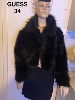 Guess kozisek cerny kratky dlouhy chluo novy 36