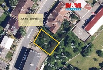 Prodej pozemku k bydlení, 326 m², Konice, ul. Vrchlického