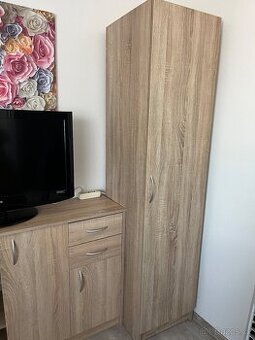 Šatní skříň Optimus dub sonoma