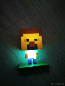 Lampička Minecraft - Steve - 1