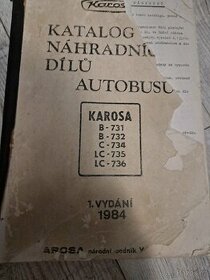 Katalog náhradních dílů autobusy Karosa