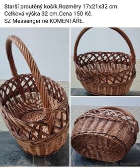 Koše a košíky viz fota. Ceny viz fota. - 1
