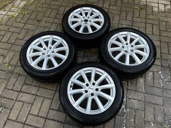 Alu disky r17 5x112 Platin
