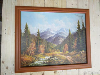 Nástěnný obraz krajina 47x57 cm